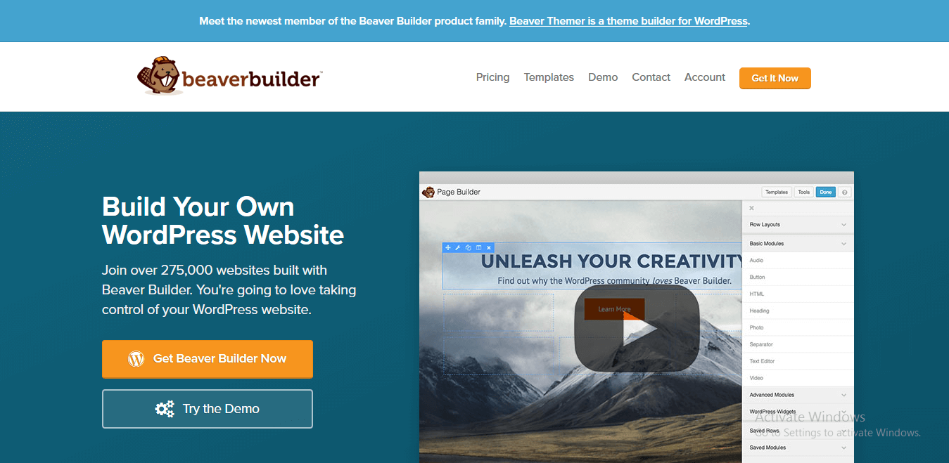Best 5 WordPress Drag and Drop Page Builder Plugins - Beaver Builder