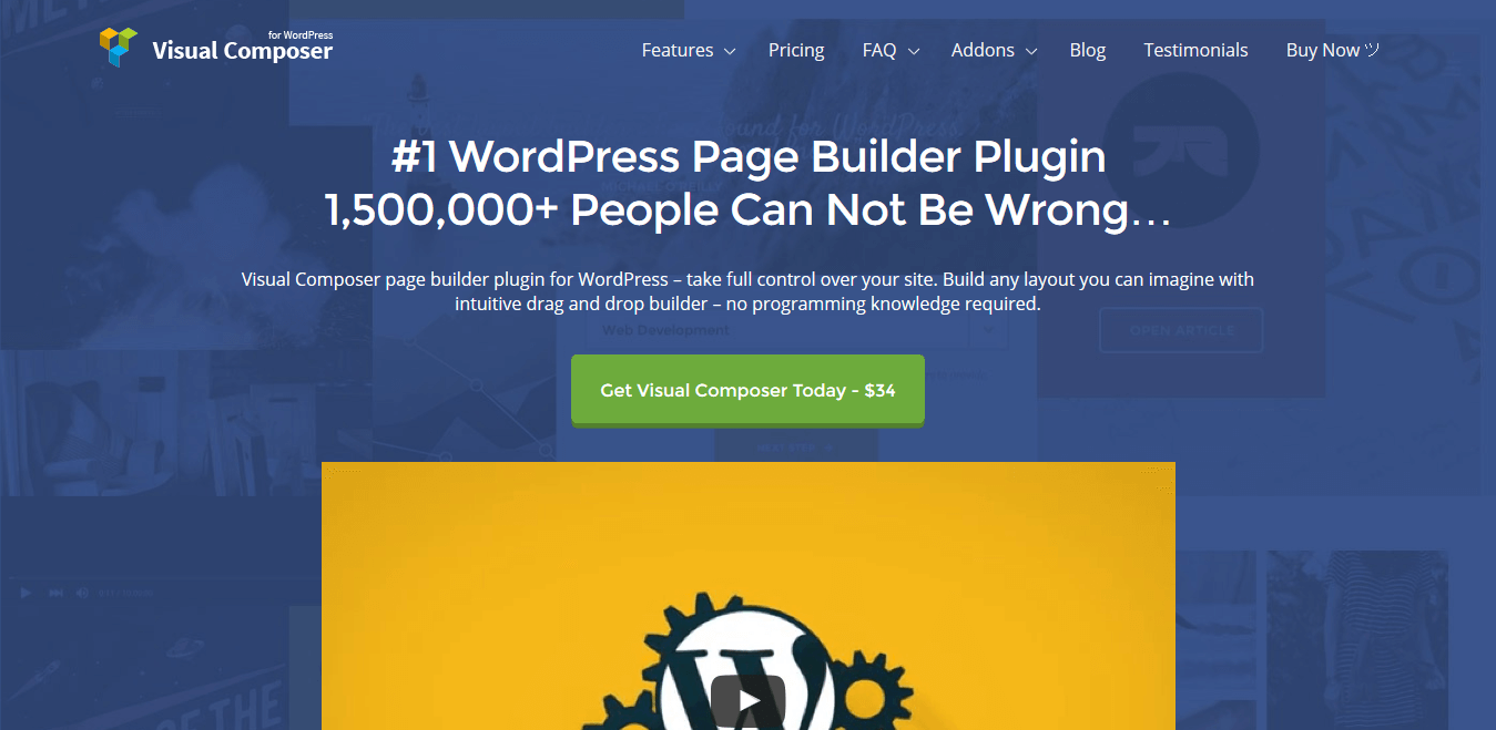 Best 5 WordPress Drag and Drop Page Builder Plugins - Visual Composer