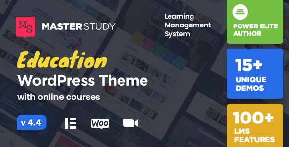 4 / Top 10 WordPress Themes for Education : Masterstudy – Education WordPress Theme