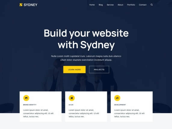 Free GPL WordPress Theme 5 - Sydney