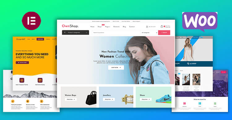 Top 5 Free Elementor WooCommerce Themes - featured