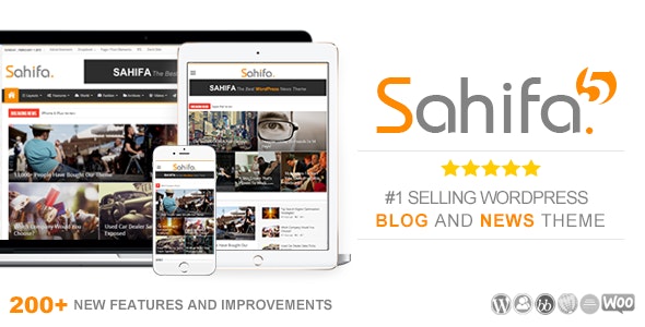 9. Sahifa - Responsive WordPress News Magazine Blog Theme