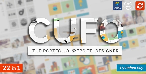 Graphic Design Portfolio WordPress Theme 10 - Cufo