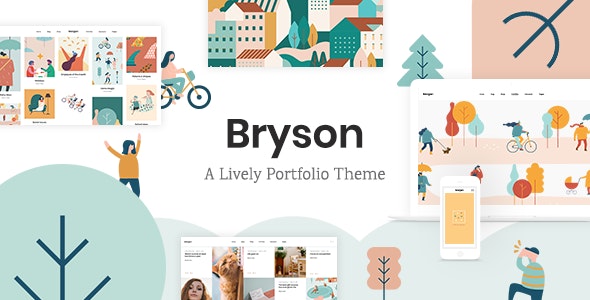 Graphic Design Portfolio WordPress Theme 2 - Bryson