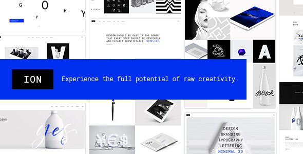 Graphic Design Portfolio WordPress Theme 7 - Ion