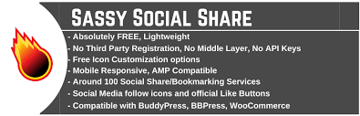 Social Sharing Plugin – Sassy Social Share banner