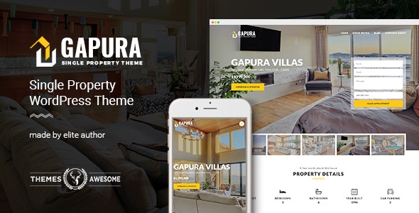 Gapura - Single Property WordPress Theme - Real Estate WordPress