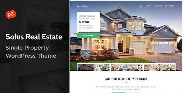 Solus - Single Property Theme - Real Estate WordPress