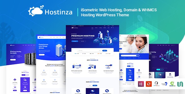 Best Hosting Themes - Hostinza Whmcs Web-Hosting WordPress Theme