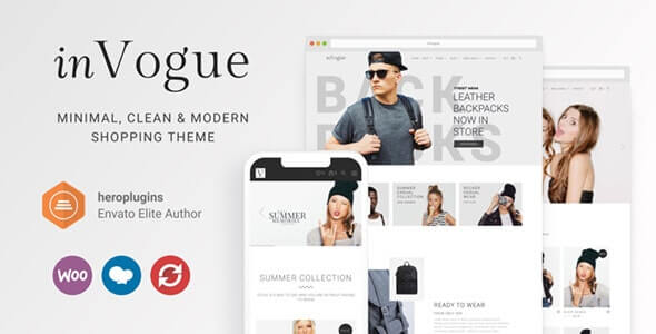 One of the Best WordPress Fashion Ecommerce Themes - inVogue